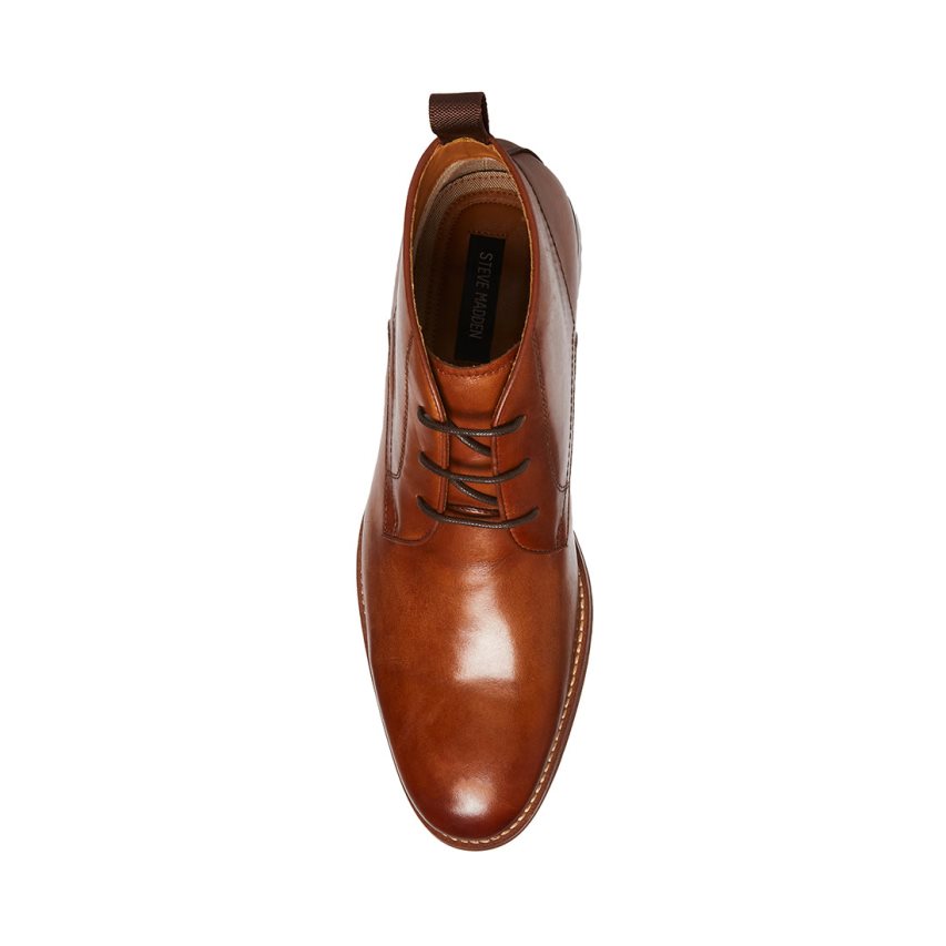 Zapatos Derby Steve Madden Favien Cuero Hombre Marrones | ES IB0SE1